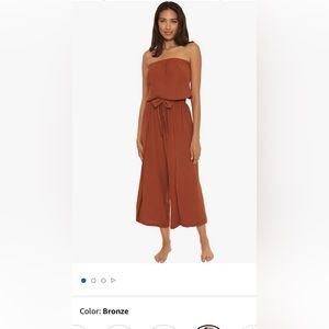 NWT BECCA Strapless Jumpsuit Beach Cover-Up Size SMALL (from Nordstrom)